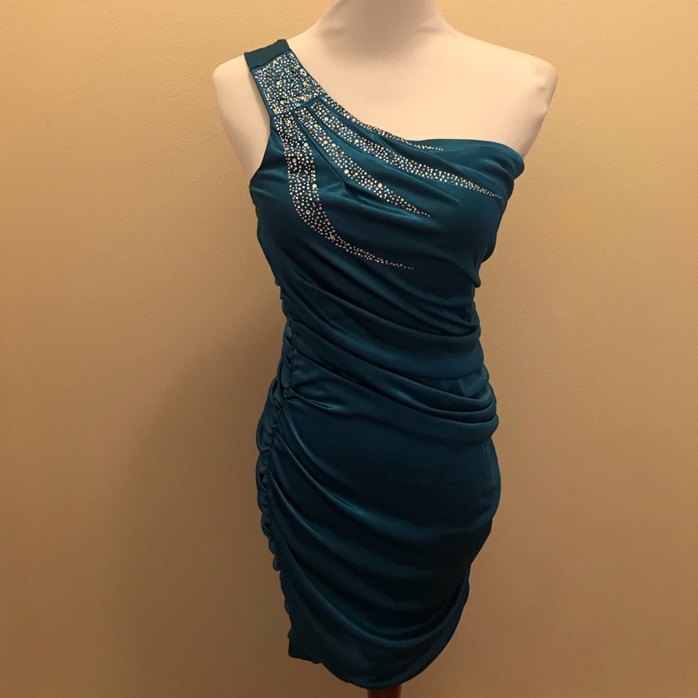 One Shoulder Mini Dress